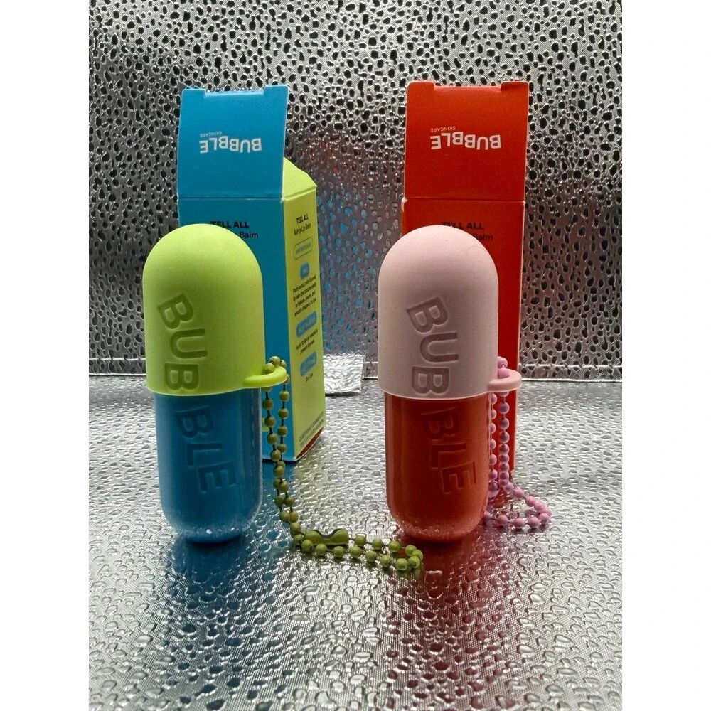 Bubble Tell All Lip Balm Duo Minty and Berry